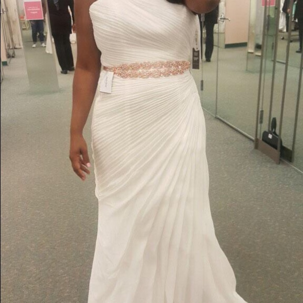 David Bridal off White wedding dress